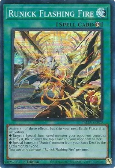 Runick Flashing Fire (TAMA-EN030) - 1st Edition