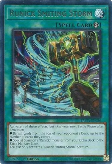 Runick Smiting Storm (TAMA-EN036) - 1st Edition