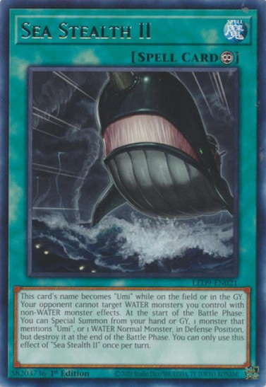 Sea Stealth II (LED9-EN021) - 1st Edition