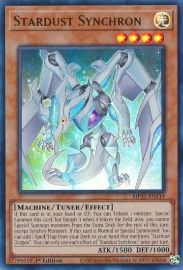 Stardust Synchron (MP22-EN119) - 1st Edition