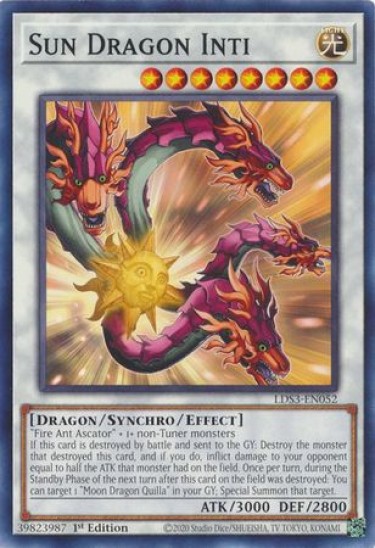 Sun Dragon Inti (LDS3-EN052) - 1st Edition