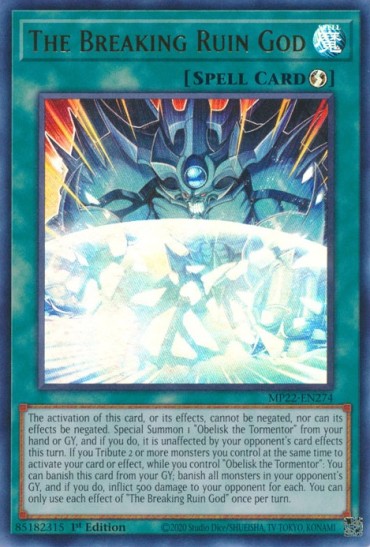 The Breaking Ruin God (MP22-EN274) - 1st Edition