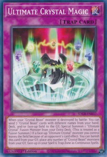 Ultimate Crystal Magic (SDCB-EN037) - 1st Edition