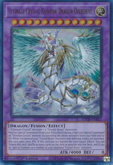 Ultimate Crystal Rainbow Dragon Overdrive (SDCB-EN042) - 1st Edition