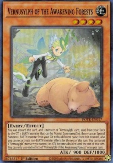 Vernusylph of the Awakening Forests (POTE-EN017) - 1st Edition