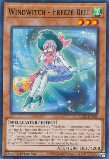 Windwitch - Freeze Bell (MP22-EN008) - 1st Edition