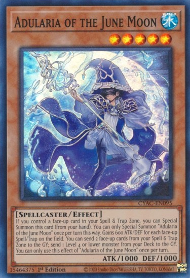 Adularia of the June Moon (CYAC-EN095) - 1st Edition