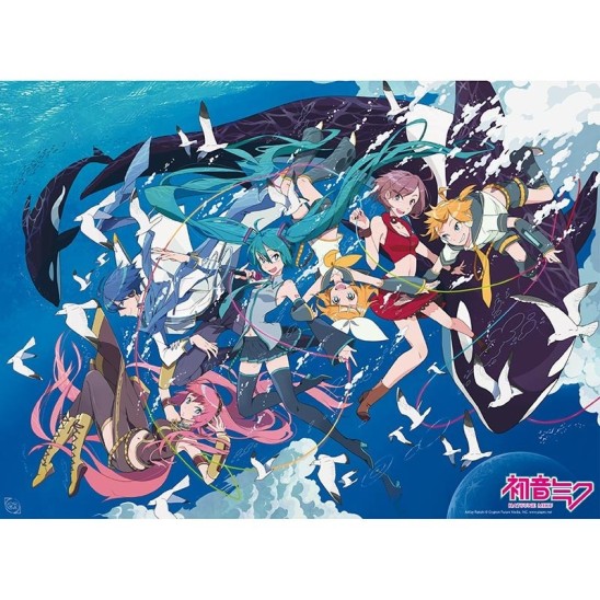 Αφίσα Miku & Amis Ocean (52x38)
