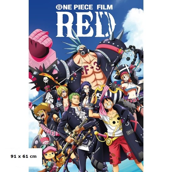 Αφίσα One Piece Film: RED Crew (91x61)