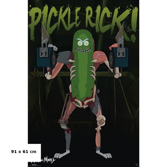 Αφίσα Pickle Rick (91x61)