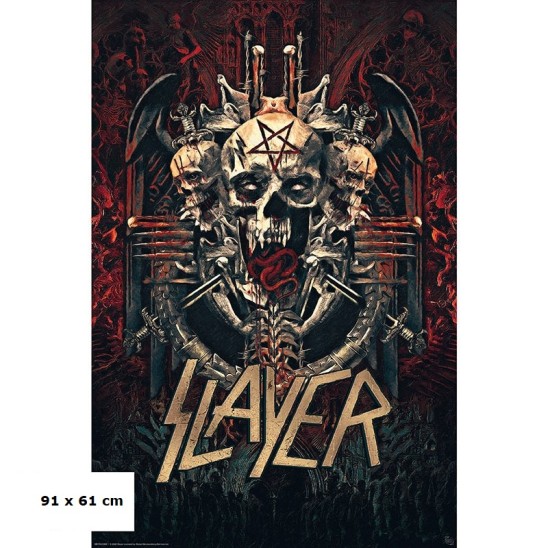 Αφίσα Slayer Skullagramm (91x61)