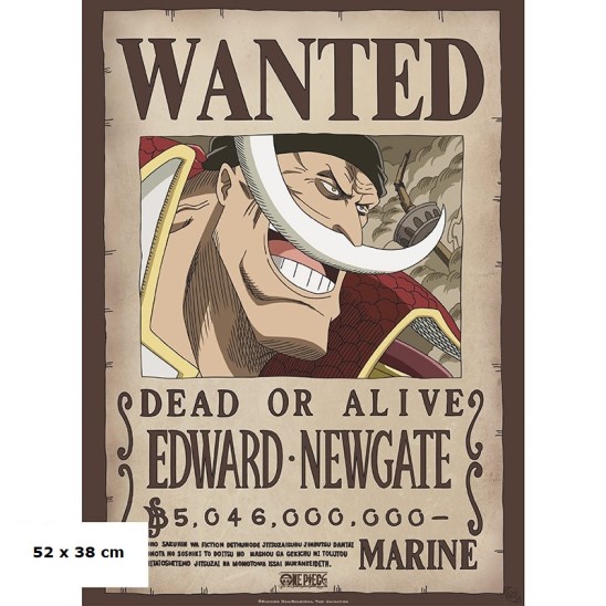 Αφίσα Wanted Edward Newgate (52x38)