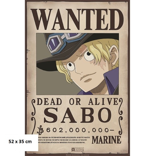 Αφίσα Wanted Sabo (52x35)
