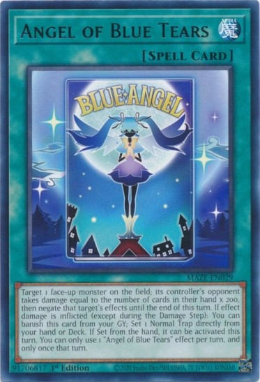 Angel of Blue Tears (MAZE-EN029) - 1st Edition