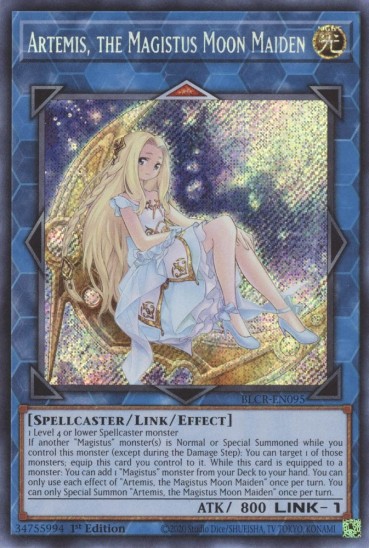 Artemis, the Magistus Moon Maiden (BLCR-EN095) - 1st Edition