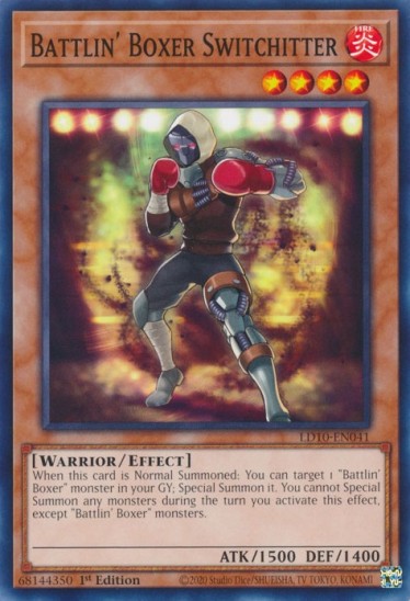 Battlin' Boxer Switchitter (LD10-EN041) - 1st Edition