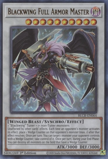 Blackwing Full Armor Master (BLCR-EN064) - 1st Edition