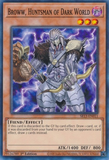 Broww, Huntsman of Dark World (SR13-EN011) - 1st Edition