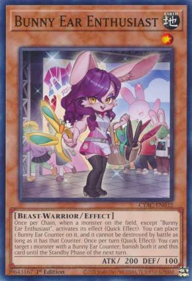 Bunny Ear Enthusiast (CYAC-EN032) - 1st Edition