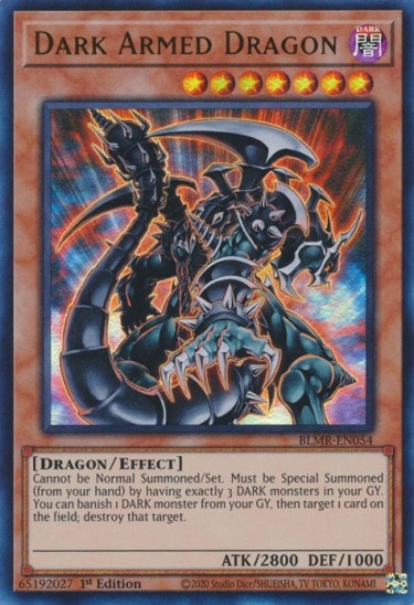 Dark Armed Dragon (BLMR-EN054) - 1st Edition