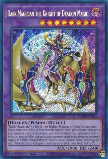 Dark Magician the Knight of Dragon Magic (BLMR-EN001) - 1st Edition