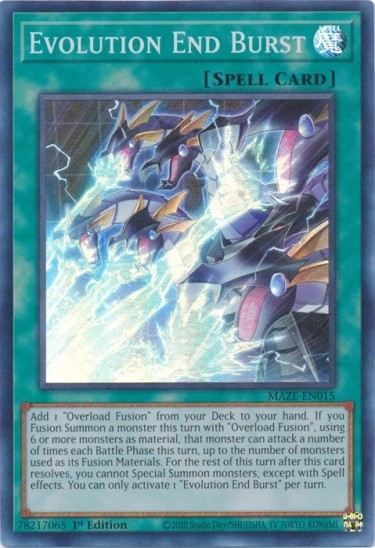 Evolution End Burst (MAZE-EN015) - 1st Edition