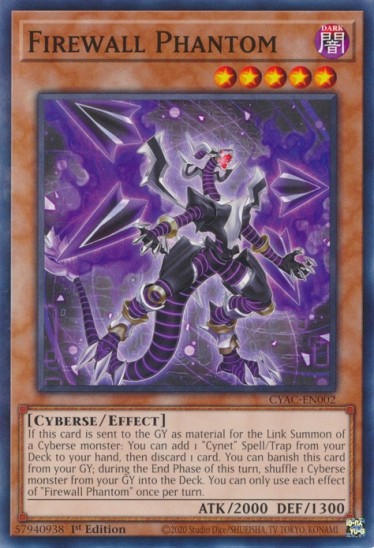 Firewall Phantom (CYAC-EN002) - 1st Edition