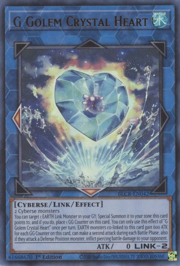 G Golem Crystal Heart (BLCR-EN042) - 1st Edition