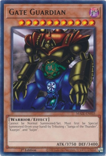 Gate Guardian (MAZE-EN035) - 1st Edition