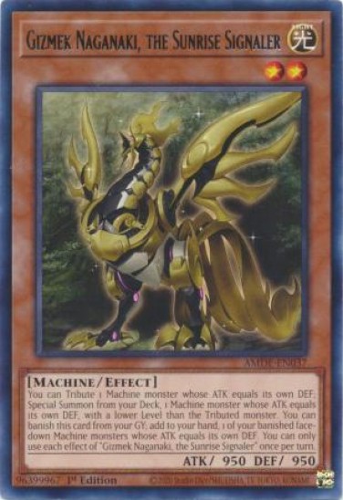 Gizmek Naganaki, the Sunrise Signaler (AMDE-EN037) - 1st Edition