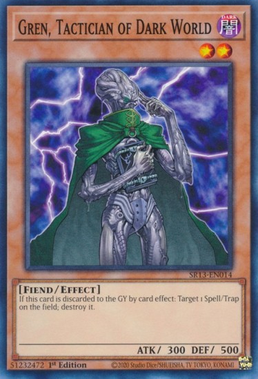 Gren, Tactician of Dark World (SR13-EN014) - 1st Edition