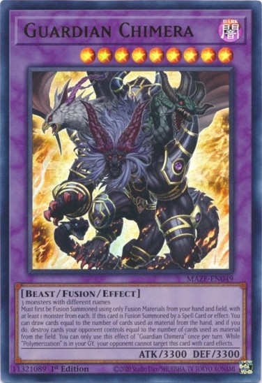 Guardian Chimera (MAZE-EN049) - 1st Edition