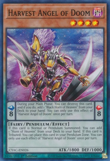 Harvest Angel of Doom (CYAC-EN026) - 1st Edition