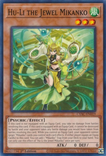 Hu-Li the Jewel Mikanko (CYAC-EN019) - 1st Edition