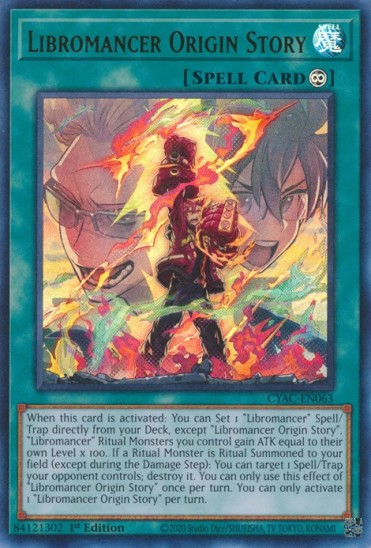 Libromancer Origin Story (CYAC-EN063) - 1st Edition