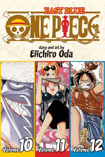 Manga One Piece Τόμοι 10, 11 & 12 (English)