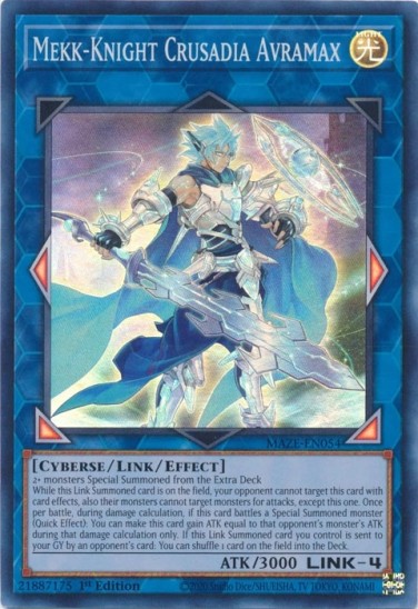 Mekk-Knight Crusadia Avramax (MAZE-EN054) - 1st Edition