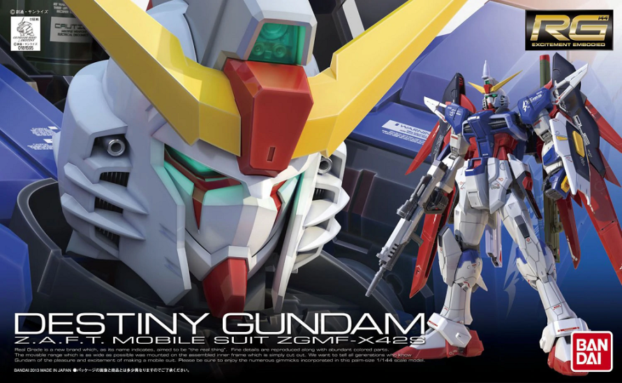 Model Kit Destiny Gundam (1/144 RG GUNDAM)