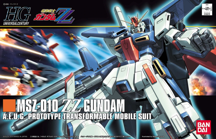 Model Kit ZZ Gundam (1/144 HGUC GUNDAM)