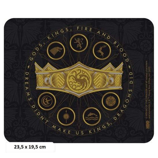 Mousepad Targaryen Crown (Flexible)