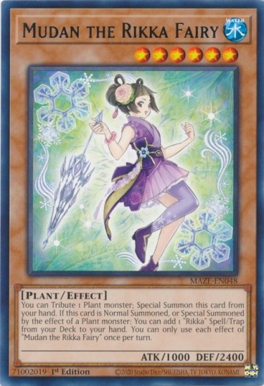 Mudan the Rikka Fairy (MAZE-EN048) - 1st Edition