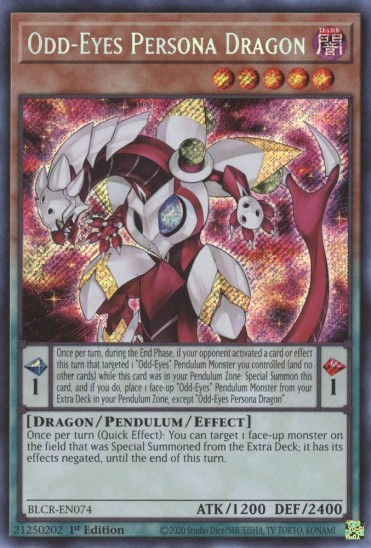 Odd-Eyes Persona Dragon (BLCR-EN074) - 1st Edition