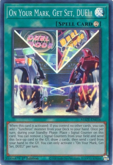 On Your Mark, Get Set, DUEL! (MAZE-EN016) - 1st Edition