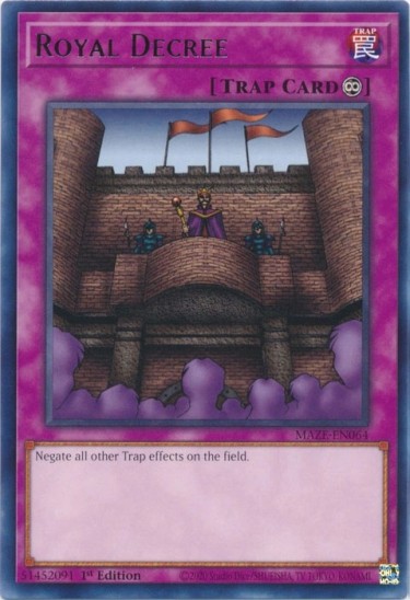 Royal Decree (MAZE-EN064) - 1st Edition