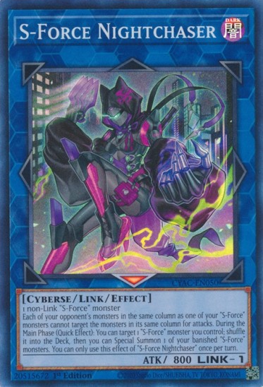 S-Force Nightchaser (CYAC-EN050) - 1st Edition