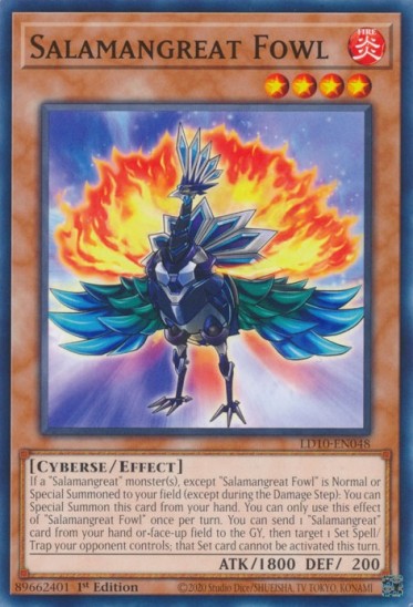 Salamangreat Fowl (LD10-EN048) - 1st Edition