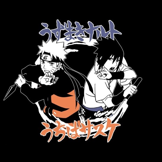 T-Shirt Naruto & Sasuke