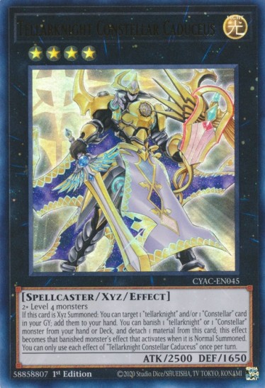 Tellarknight Constellar Caduceus (CYAC-EN045) - 1st Edition