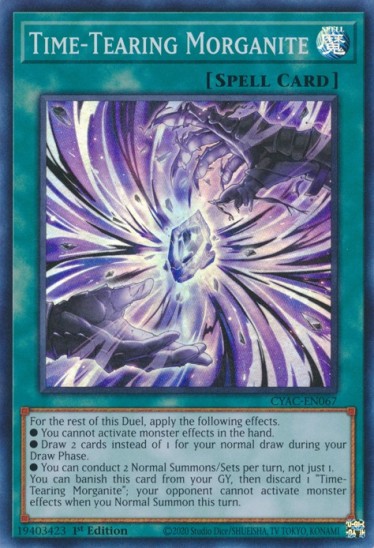 Time-Tearing Morganite (CYAC-EN067) - 1st Edition