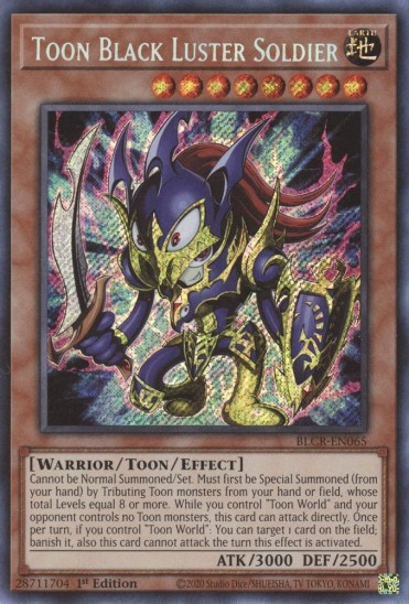 Toon Black Luster Soldier (BLCR-EN065) - 1st Edition